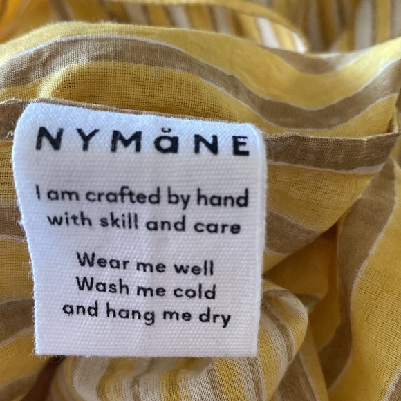 NYMANE ETHICALLY MADE BELTED BLOUSE LARGE NEW - Picture 9 of 9